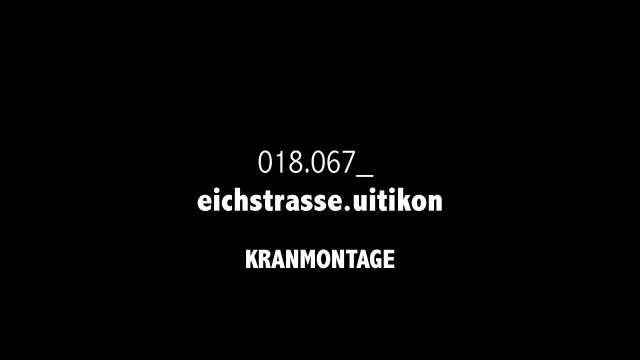 067 Eichstrasse II Kranmontage