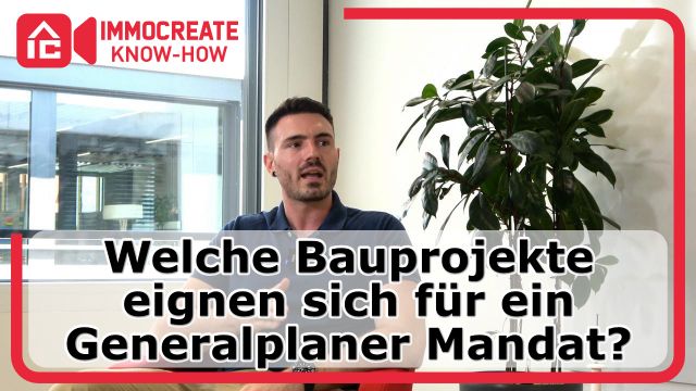 Welche Bauprojekte eignen sich für ein GP Mandat