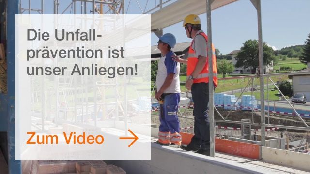Die Unfallprävention ist unser Anliegen