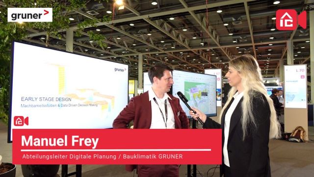 Gruner an der Swissbau 2022