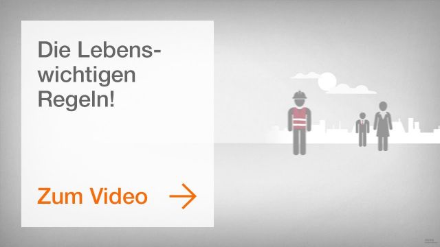Meisten Arbeitsunfälle verhindern