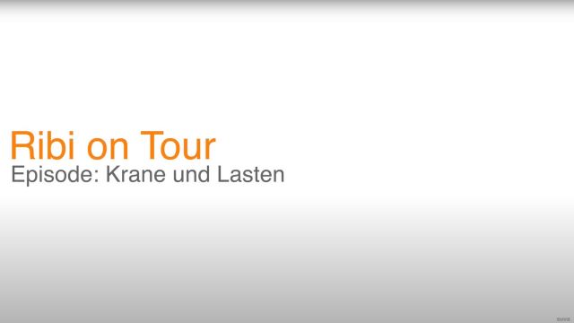 Ribi on Tour – Lasten sicher anschlagen